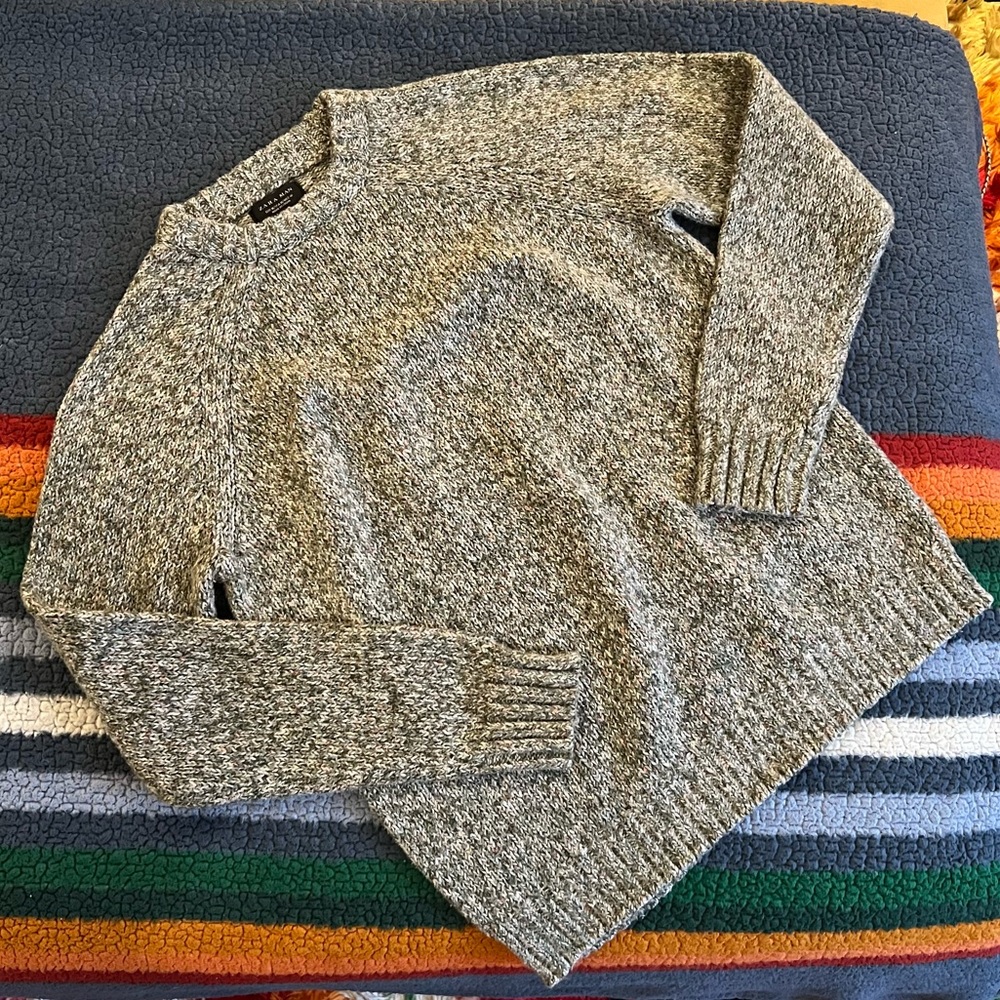 Multicolor Knit Crewneck Sweater